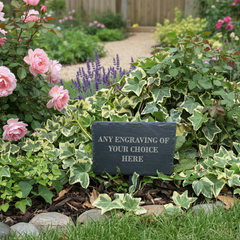 Personalised Slate Plant Marker Garden or Pot Plaque Any Engraving Personalised Garden Stone Slate ukgiftstoreonline
