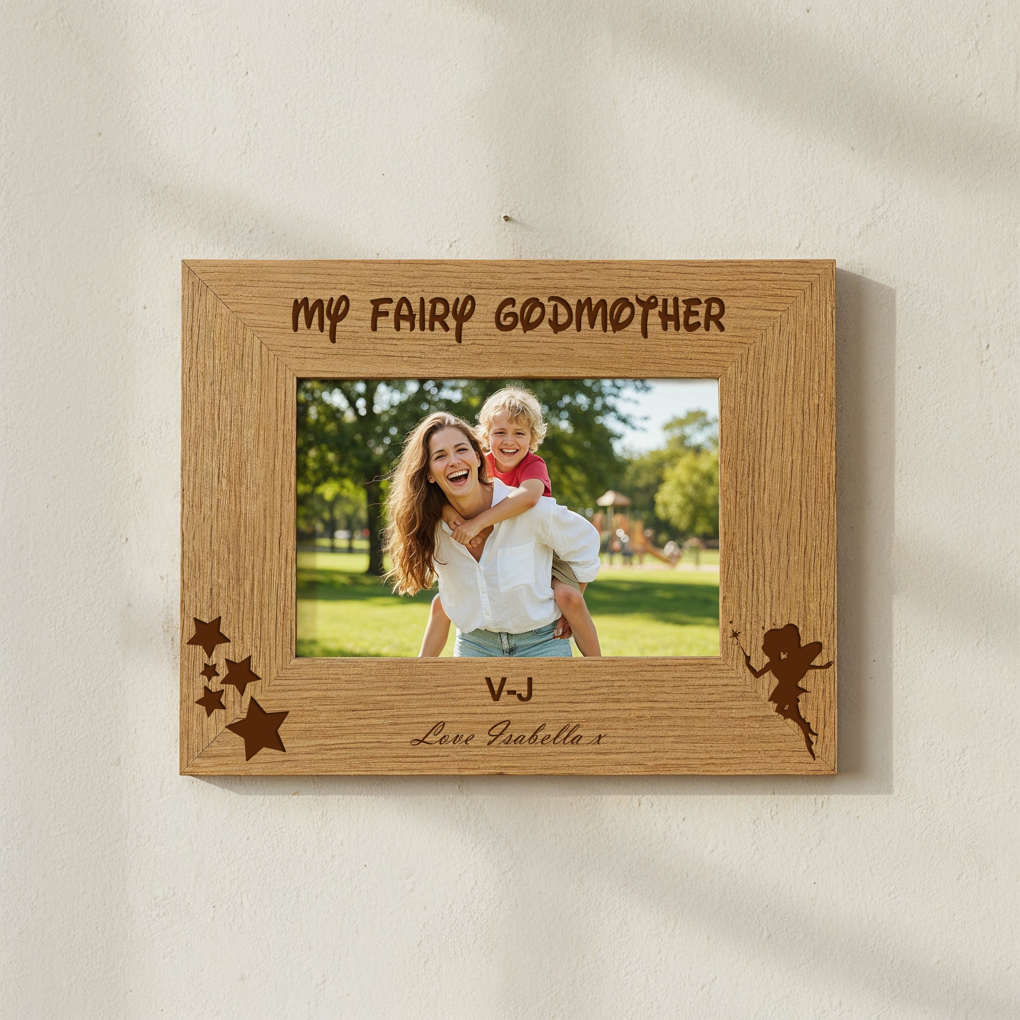 Personalised Fairy Godmother Photo Frame Gift Godmother Photo Frame ukgiftstoreonline