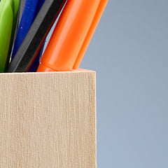 Teacher Pencil Holder Personalised Wooden Pen Pot Gift With Stationary