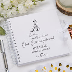 Personalised He Asked I Said Yes Our Engagement Scrapbook Photo album