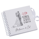 Personalised 40th Anniversary Gift Scrapbook Photo Album Guest Book Memory Keepsake