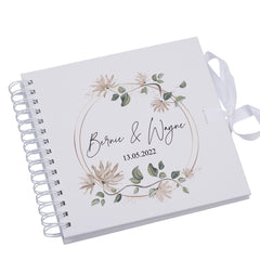 Personalised Wedding Scrapbook, Guest Book, Photo Album Wedding Couple