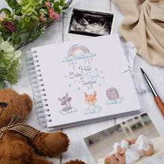 Personalised Hello Baby Let Our Adventures Begin Scrapbook Photo album