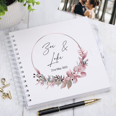 Personalised Wedding Day Gift Guest Book, Scrapbook, Photo album