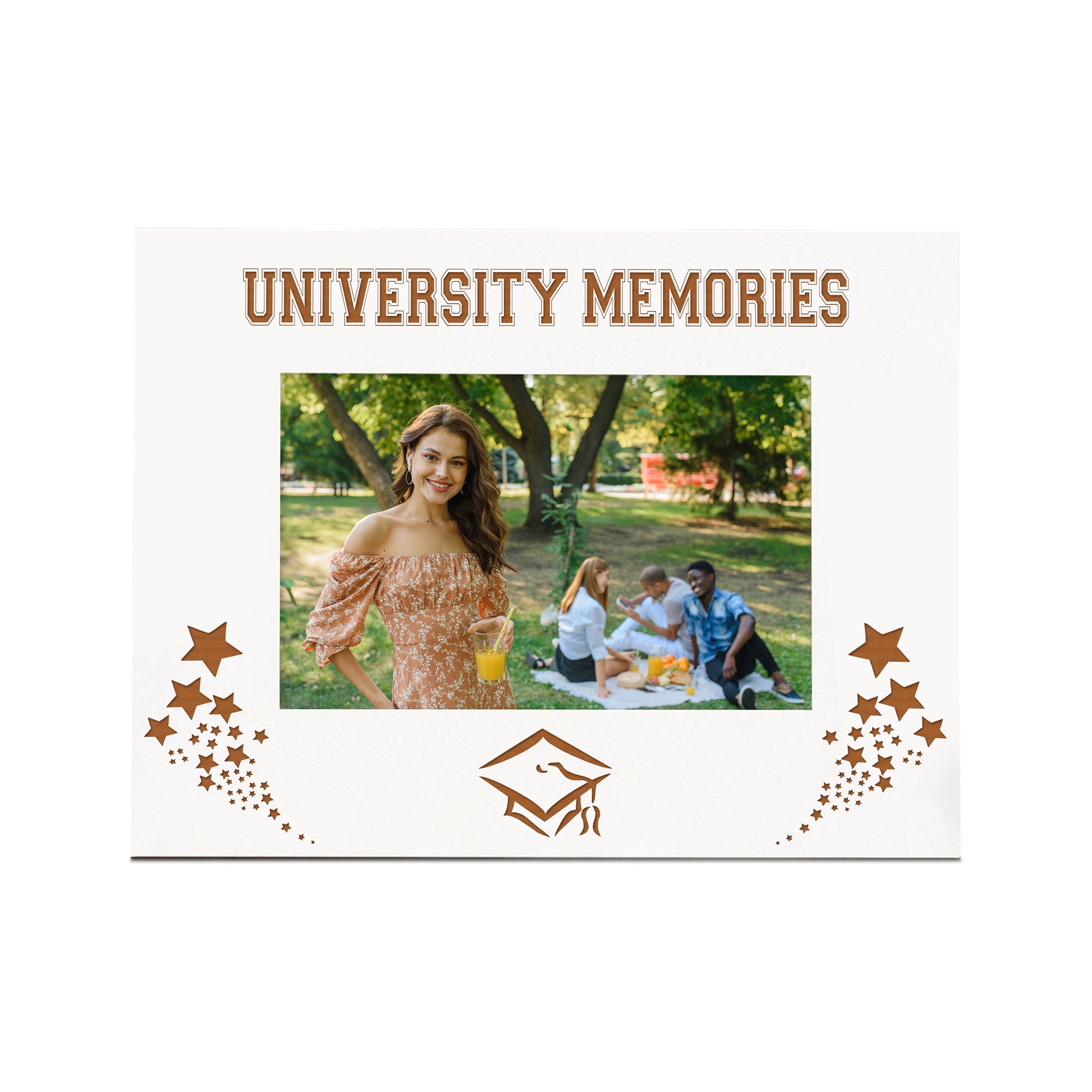 University Memories White Wooden Photo Frame Memories Photo Frame ukgiftstoreonline