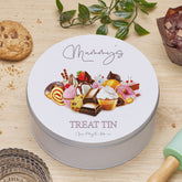 Personalised Mummy's Treats Storage Tin Gift For Any Occasion Storage Tin ukgiftstoreonline