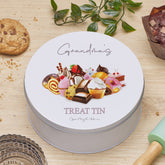Personalised Grandma's Treats Storage Tin Gift For Any Occasion Storage Tin ukgiftstoreonline