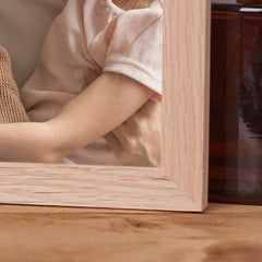 Personalised Brilliant Dad Book Photo Frame Solid Oak Wood Gift