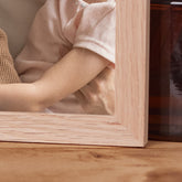 Personalised Dad Book Photo Frame Solid Oak Wood Gift No Matter How Tall