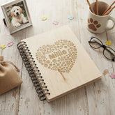 Personalised Large Engraved Wooden Named Dog or Cat Photo Album Gift Dog or Cat Photo Album ukgiftstoreonline