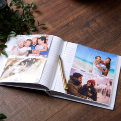 Large Book Bound Personalised Wedding Photo Album Chapel Design