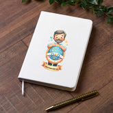 Personalised World's Greatest Dad Journal Gift Leatherette Notebook Diary Personalised Notebook ukgiftstoreonline