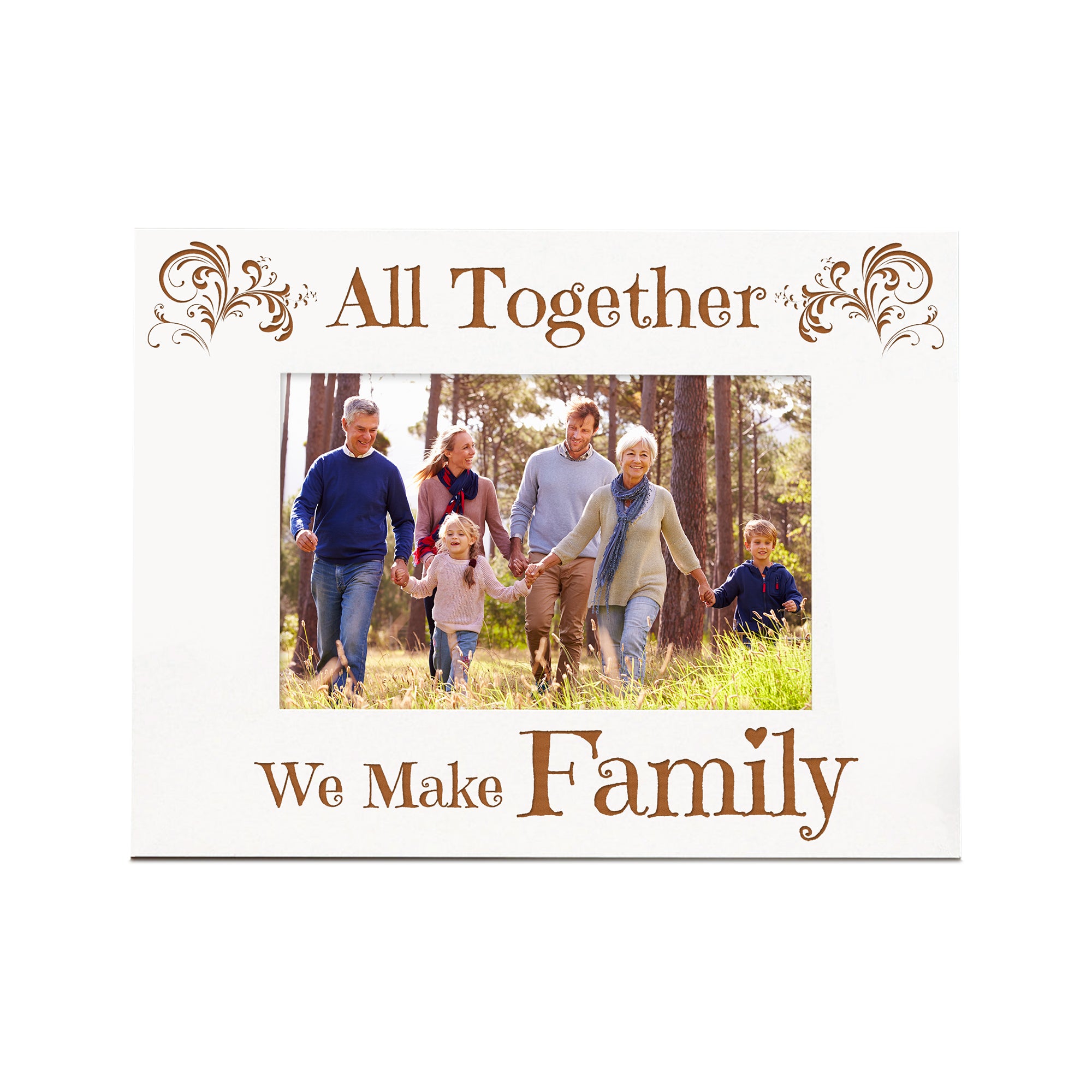 All Together We Make Family White Wooden Photo Frame Memories Photo Frame ukgiftstoreonline