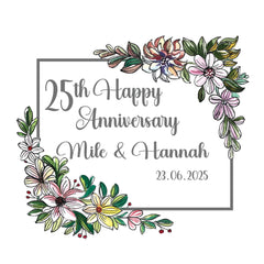 Personalised Any Anniversary Candle Gift 1st, 5th, 10th, 25th, 30th, 40th, 50th, 60th