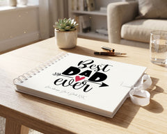 Personalised Best Dad Ever Scrapbook Photo Album Memory Keepsake Book Daddy Photo Album ukgiftstoreonline