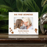 Personalised Our Fairy Godmother Photo Frame Gift White Wood Finish