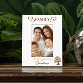 Family Is Everything White Wooden Photo Frame Gift