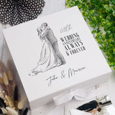 Personalised 60th Anniversary Keepsake Memory Box Married Couple Gift