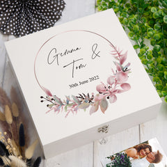 Personalised Keepsake Box Wedding Memory box Gift