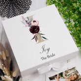 ukgiftstoreonline Personalised Gold Letter Monogram Keepsake Memory Box