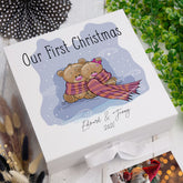 ukgiftstoreonline Personalised Our First Christmas Keepsake Memory Box Gift