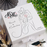 ukgiftstoreonline Personalised Mr and Mrs Wedding Keepsake Memory Gift Box