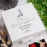 ukgiftstoreonline Personalised He Asked I Said Yes Our Engagement Keepsake Memory Box Gift