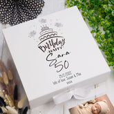 ukgiftstoreonline Personalised Any Age Happy Birthday Gift Keepsake Memory Box