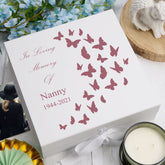 ukgiftstoreonline Personalised Nanny In Loving Memory Butterflies Keepsake Memory Box