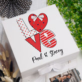 Personalised Love Themed Keepsake Memory Box Gift