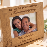 Wedding Memorial Picture Frame for Dad Father of Bride Memories Photo Frame ukgiftstoreonline