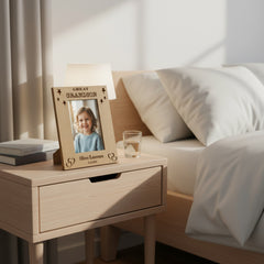 Personalised Great Grandson Portrait Wooden Photo Frame Gift Grandson Photo Frame ukgiftstoreonline