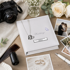 Personalised Wedding Album, 24-Photo 7X5 Picture Keepsake Gift wedding photo album ukgiftstoreonline
