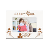 Me and My Nana Love You To The Moon White Photo Frame Gift