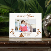Me and My Nana Love You To The Moon White Photo Frame Gift