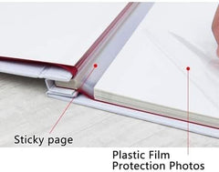 Personalised Large Wedding Photo Album Linen Cover Chapel Design