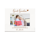 Personalised Great Grandma White Wooden Photo Frame Gift Family Photo frame ukgiftstoreonline