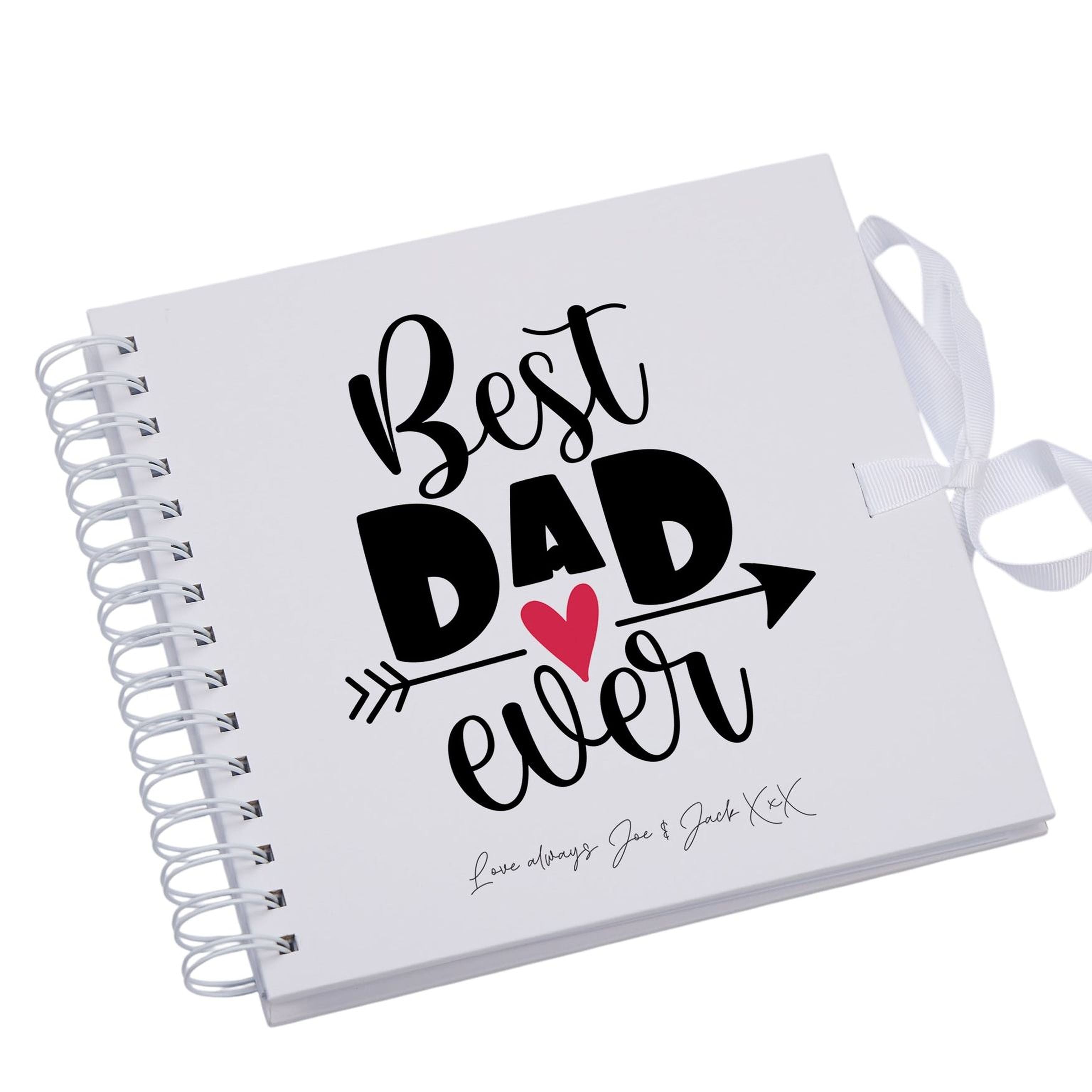 Personalised Best Dad Ever Scrapbook Photo Album Memory Keepsake Book Daddy Photo Album ukgiftstoreonline