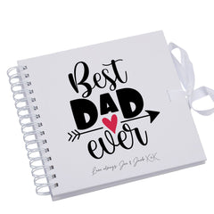 Personalised Best Dad Ever Scrapbook Photo Album Memory Keepsake Book Daddy Photo Album ukgiftstoreonline