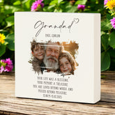 Personalised Grandad Memorial Sympathy Plaque Indoor or Outdoor With Photo