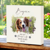 Personalised Pet Dog Memorial Sympathy Plaque Indoor or Outdoor With Photo
