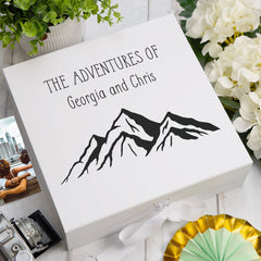ukgiftstoreonline Personalised Adventures of Travel Keepsake Memory Box Gift