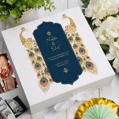 ukgiftstoreonline Personalised Indian Themed Wedding Keepsake Memory Box