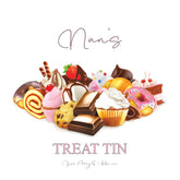 Personalised Nan's Treats Storage Tin Gift For Any Occasion Storage Tin ukgiftstoreonline