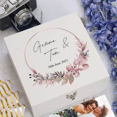 Personalised Keepsake Box Wedding Memory box Gift
