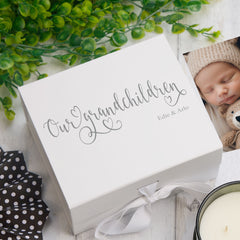 ukgiftstoreonline Personalised Our Grandchildren Keepsake Memory Box