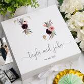 ukgiftstoreonline Personalised Initials Wedding Keepsake Memory Box
