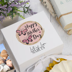 Personalised happy mothers day Gift Keepsake Memory Box