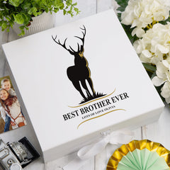 ukgiftstoreonline Personalised Best Brother Ever Keepsake Memory Box