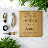 Wine Accessory Gift Set Personalised Engraved Wine Gift Set For Anniversary 1st 5th 10th 25th 30th 40th 50th 60th